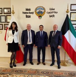 Spotkanie z Ambasadorem Państwa Kuwejt w dniu 12 kwietnia 2021r.